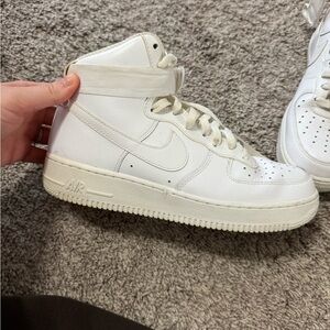 Nike White Air Force 1 High Tops